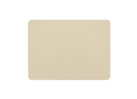 Placemat Togo 45x33cm - lederlook - ivoor