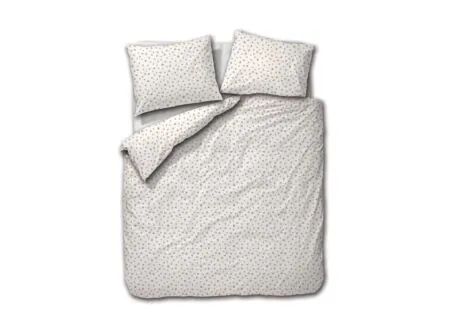 Dekbedovertrek Clover 240x200/220cm - percale - wit - Housse de couette Clover 240x200/220cm - percale - blanc