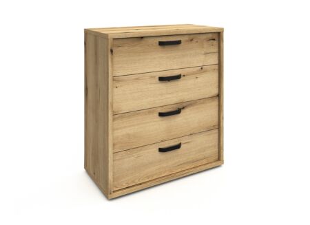 Commode Kato 90x45x101cm - melamine - etna eik