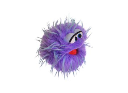 Handpop Tusch H20cm - polyester - lila/lichtblauw