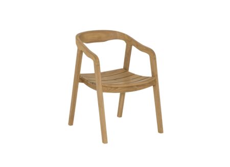 Tuinstoel Luis 52x50x80cm - teak massief - naturel