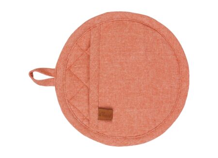 Pannenlap Stoff Ø20cm - katoen - rust