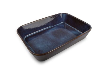 Ovenschaal Duna 35x26cm - stoneware - blauw