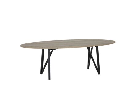 Tafel Wacko 240x120cm - HPL - Halifax eik