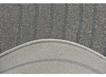 Detailfoto - Tapijt Trevos 200x290cm - polyester - grijs