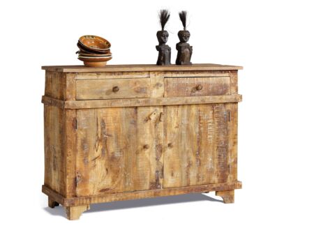 Kast Sacco  120x40x90cm - mango massief - naturel