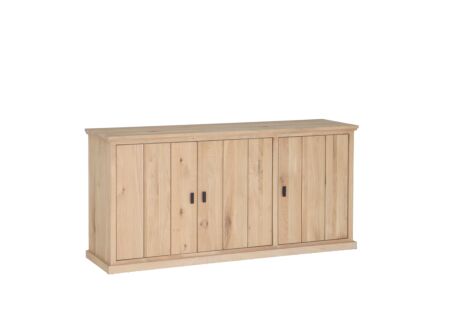 Dressoir Grimaldi 180cm - eik massief & decor - naturel