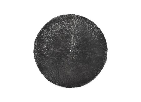 Placemat Vene Ø38cm - kunststof - zwart