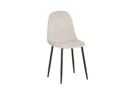 Stoel Speech 45x46x88cm - stof - beige