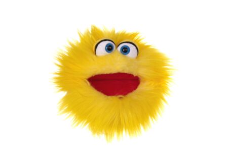 Handpop Potatoes H17cm - polyester - geel