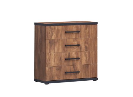 Ladekast Ellen 80x40x82cm - decor - acacia & zwart