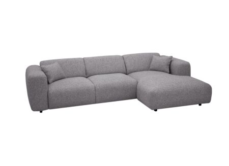 Hoeksalon Cloud 280x165cm - stof - antraciet