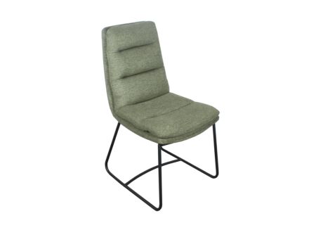 Stoel Crux 64x50x92cm - stof - groen