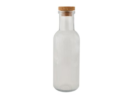 Waterfles Raya 1L - glas - transparant