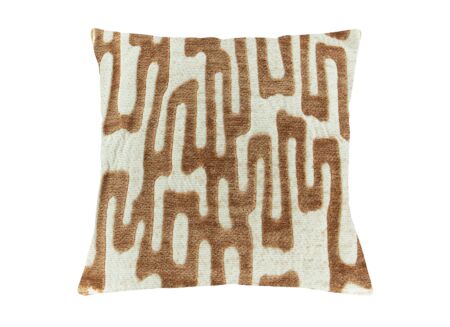 Kussen Elif 45x45cm - stof - terra