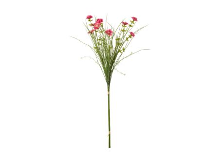 Kunstbloem Korenbloem H74cm set van 3