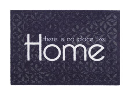 Deurmat Mondial There is no place 60x40cm polyamide antraciet
