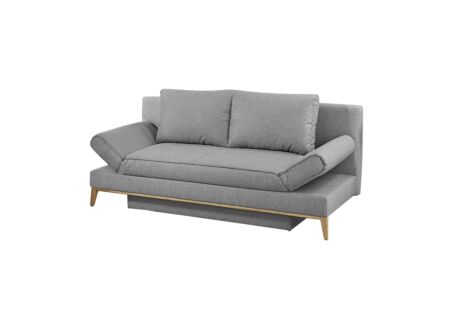 Zetelbed Yann 2 persoons stof grijs