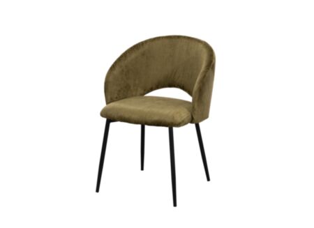 Stoel Read 58x62x80,5cm - stof - groen