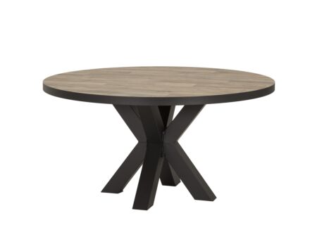 Ronde tafel Ø110cm - MDF - parketlook