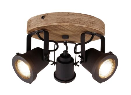 LED spot Inge met 3 spots 3x6W GU10