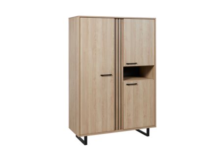 Kast Faro 127cm - melamine - zand eik