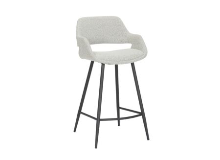 Barstoel Aim ZH69cm - stof - grijs