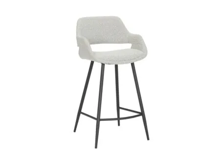 Barstoel Aim ZH69cm - stof - grijs