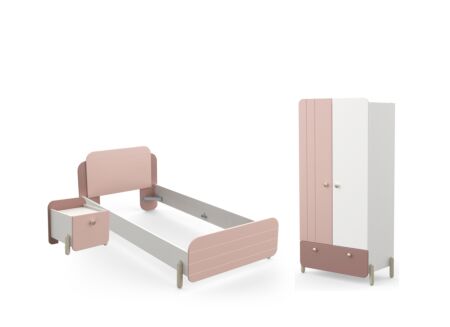Kinderkamer Jade met 2-deurs kast