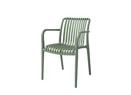 Tuinstoel Muse 57x55x81,5cm - polypropyleen - groen