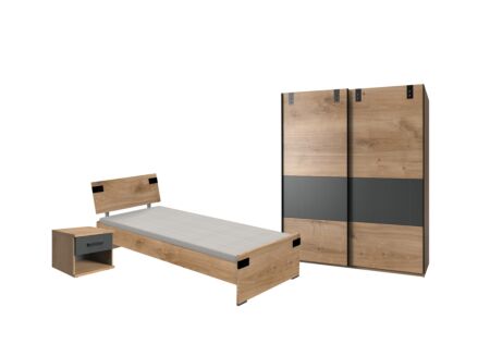 Kinderkamer Liverpool met schuifdeurkast 135cm