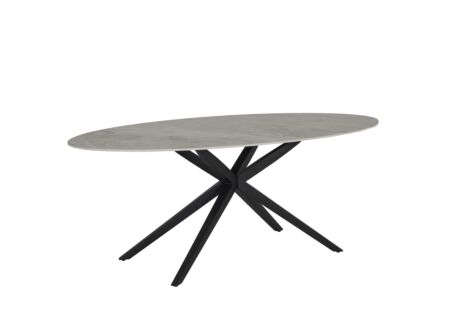 Tafel 170x90cm - keramiek - grijs