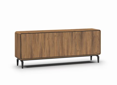 Dressoir 235cm - melamine - brushed walnut nature