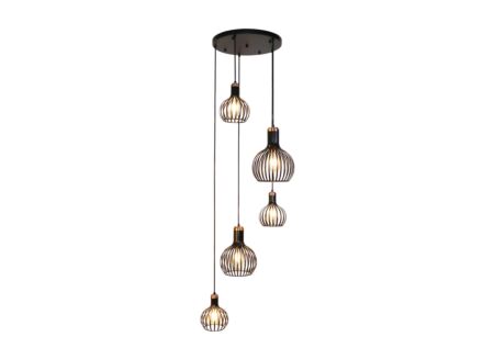 Hanglamp 40cm 5x60W E27