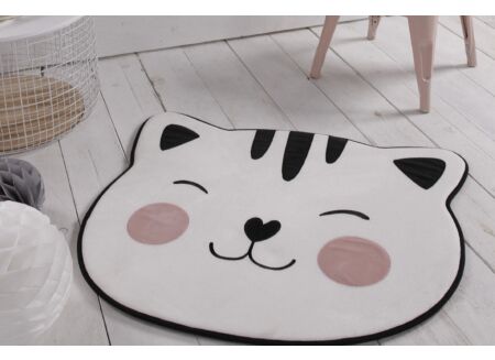 Kindertapijt Forme Girl 70x80cm wit