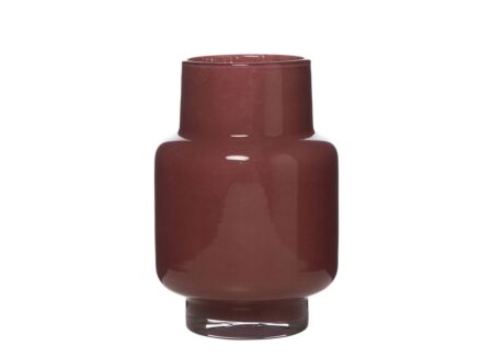 Vaas Pien Ø17x25cm - glas - amarone