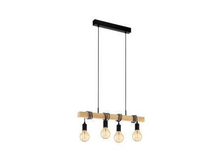 Hanglamp Townshend 110x70cm 4x60W E27