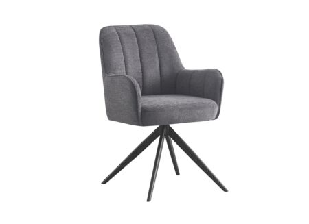 Draaistoel Bonzo 59x58x88cm - stof - antraciet