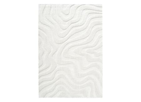 Tapijt Madagaskar 200x290cm - polyester - wit