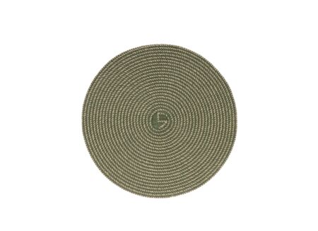 Placemat Tabletop Ø36cm - polyester - groen