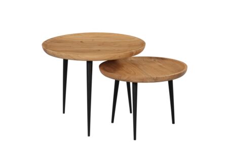 Bijzettafel Quant set van 2