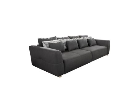 Zetel Gulliver 4-zit - stof - donkergrijs
