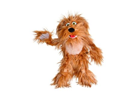 Handpop Hein-Hecktor H60cm - polyester - bruin