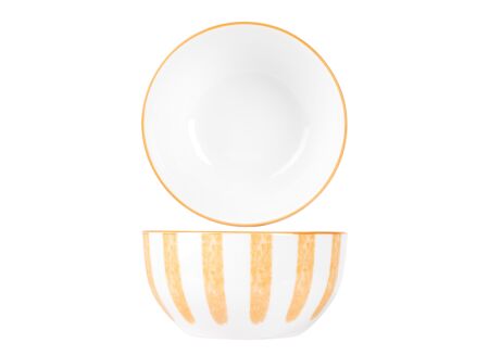 Kom Cabana Ø14,3cm - porselein - oranje