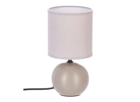 Tafellamp Boule E14 H25cm taupe