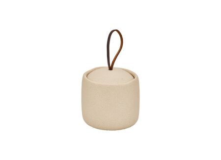 Wattenpotje Oleya Ø9,4cm - polystone - beige