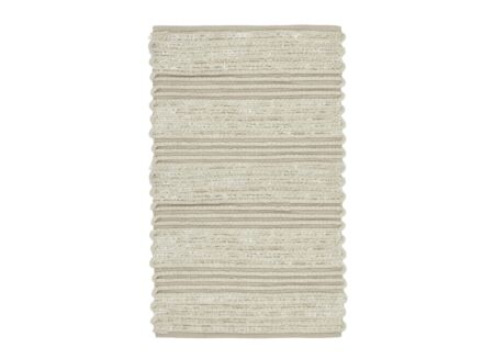 Badmat Solange 70x120cm - polyester & katoen - naturel