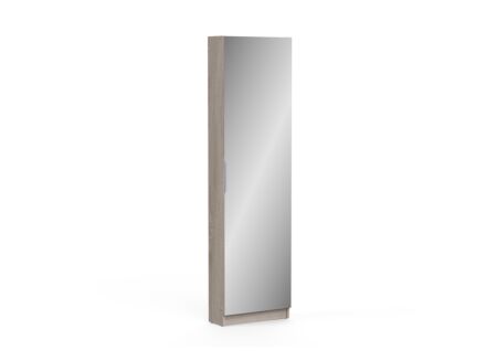 Schoenenkast Zapatero 50x20x181cm geborsteld eik