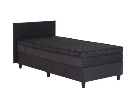 Bedbox BOX53 100x200cm - stof - antraciet