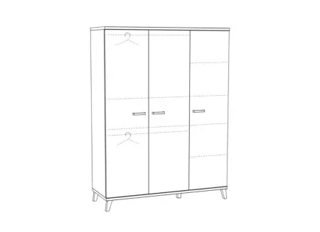 Kleerkast Evy 1 150cm